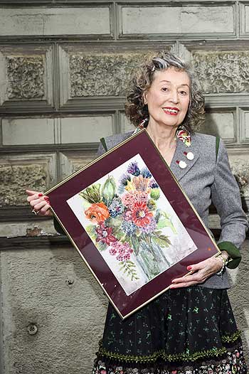 Brigitte Paltinger stellt ihre Bilder aus &copy;Fotos: BrauerPhotos /Goran Nitschke 